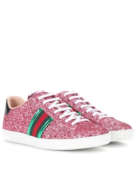 pinke sneaker gucci|gucci glitter sneakers cheap.